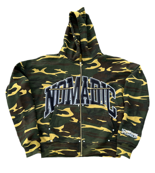 Army Green Nomadic Zipup